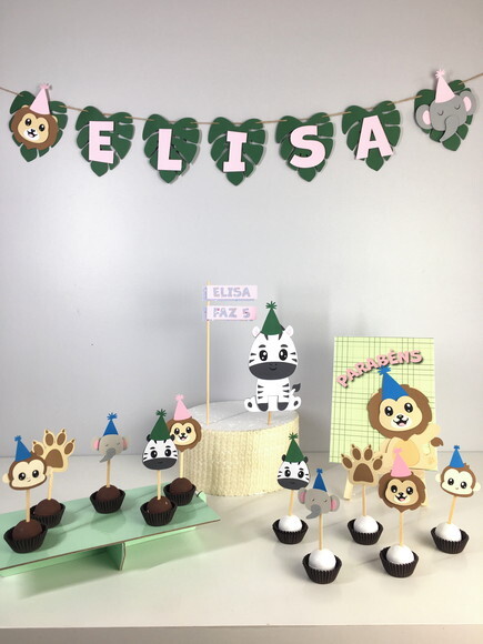 Kit Safari - Papelaria para Festa