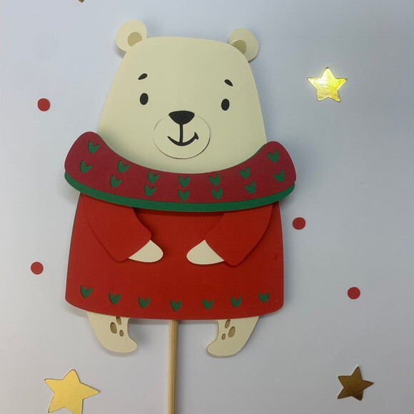 Topo de Bolo Natal