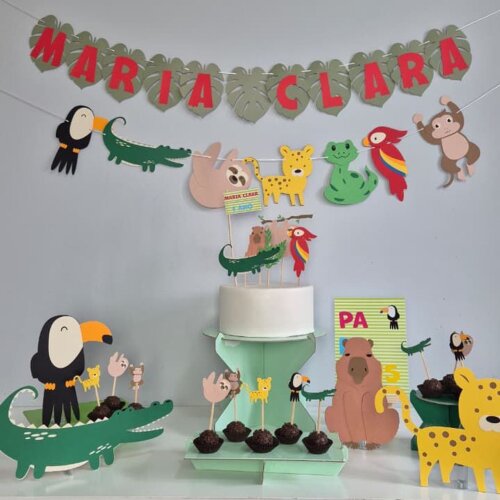 Kit Festa Fauna Brasileira - Papelaria