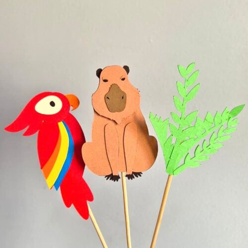 Kit Festa Fauna Brasileira - Papelaria