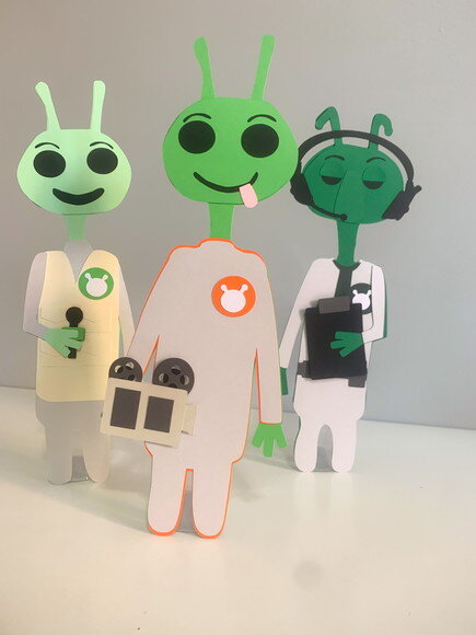 Display de Mesa Alien Tv