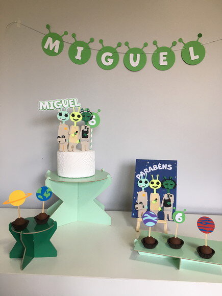 Festa Alien Tv - Kit Papelaria para Festa
