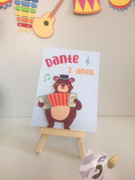 Festa Banda Bichos - Kit Festinha Papelaria para Festa