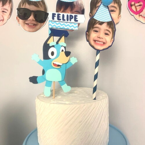 Festa Bluey e Rostinhos
