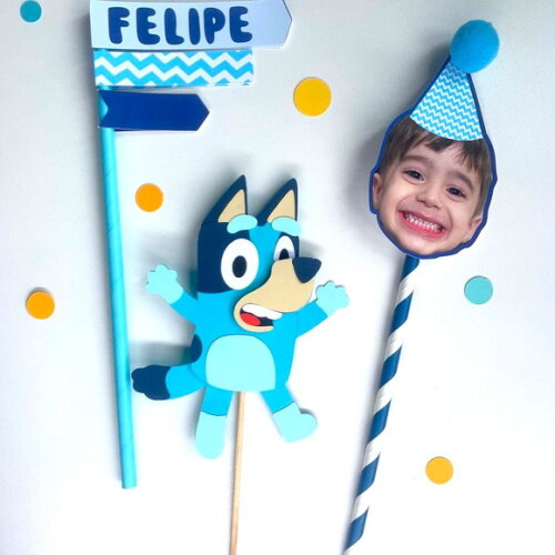 Festa Bluey e Rostinhos