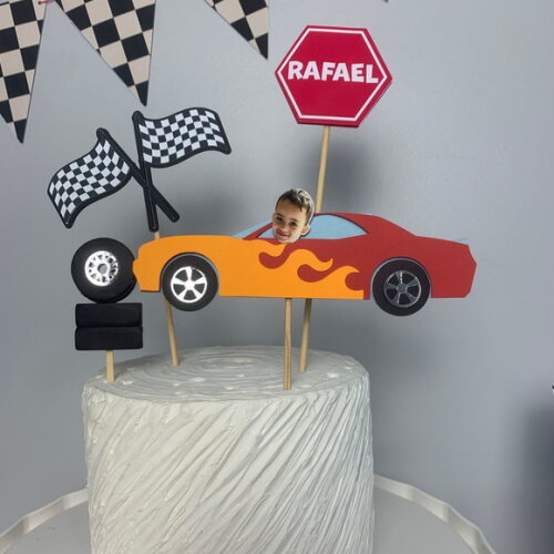 Festa Carrinho de Corrida - Kit Papelaria
