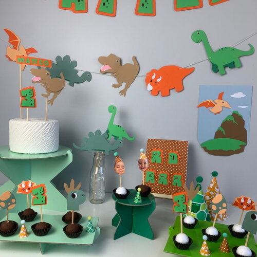 Festa Dinossauro - Kit Papelaria