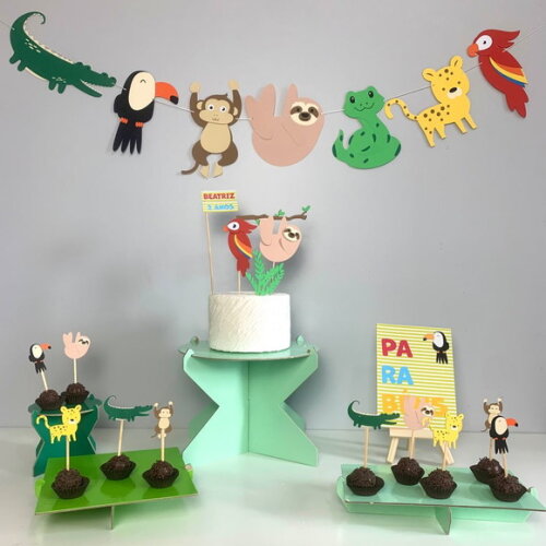 Festa Fauna Brasileira - Kit Papelaria