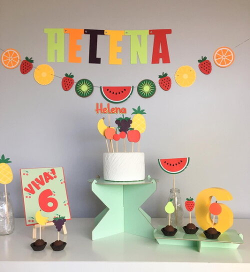 Festa Frutas - Kit Papelaria