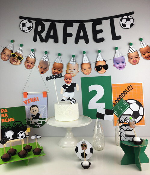 Festa Futebol -kit Papelaria