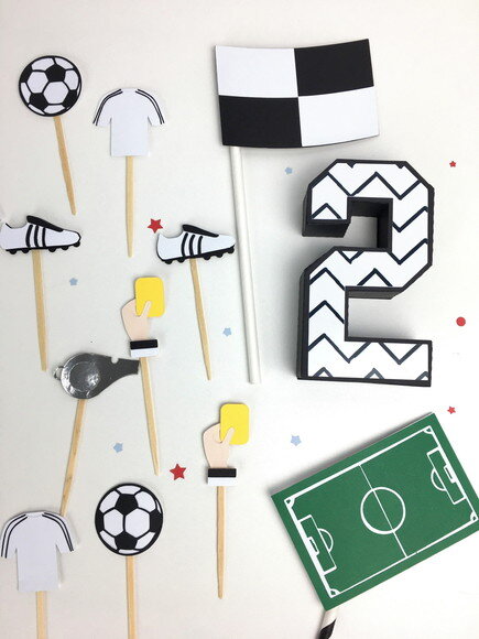 Festa Futebol Rostinhos - Kit Papelaria para Festa