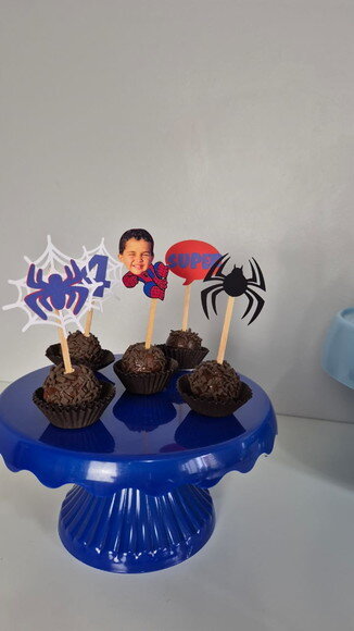 Festa Homem Aranha Rostinho - Kit Papelaria