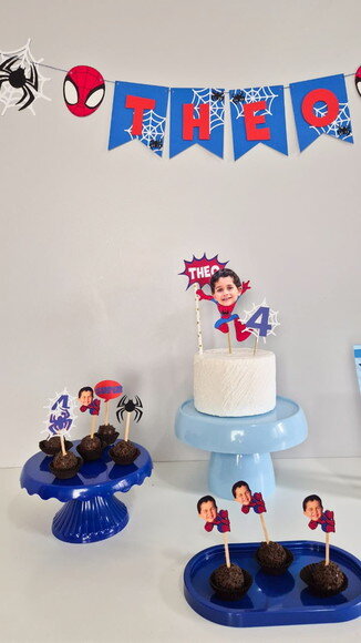 Festa Homem Aranha Rostinho - Kit Papelaria