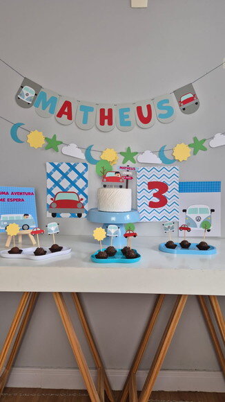 Festa Kombi e Fusca - Kit Papelaria