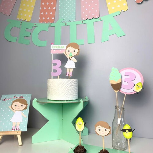 Festa Pistache - Kit Papelaria