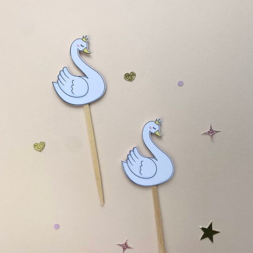 Festa Princesa - Kit Mini Topper 10 Unidades