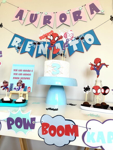 Homem Aranha - Kit Festa