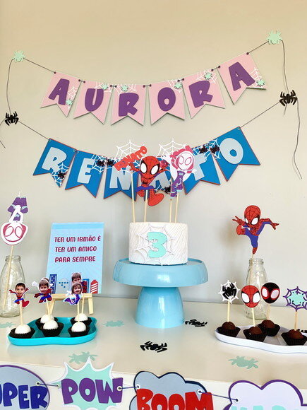 Homem Aranha - Kit Festa