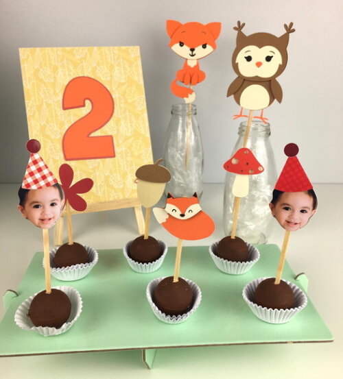Kit Animais Bosque - Papelaria para Festa