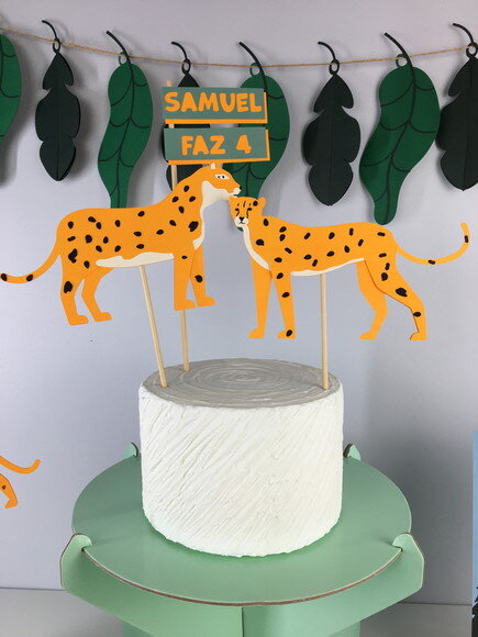 Kit Animais Selvagens - Papelaria para Festa