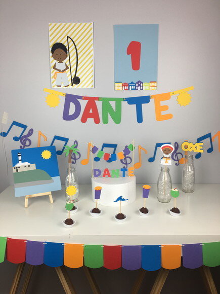 Kit Bahia - Papelaria para Festa