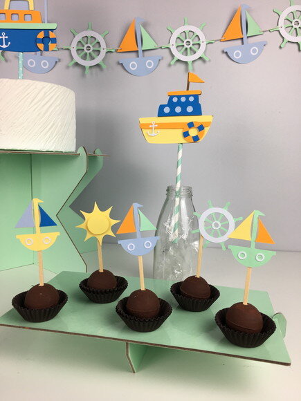 Kit Barcos - Papelaria para Festa