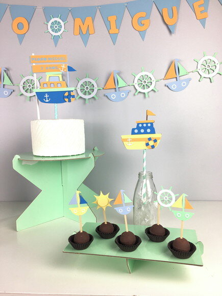 Kit Barcos - Papelaria para Festa