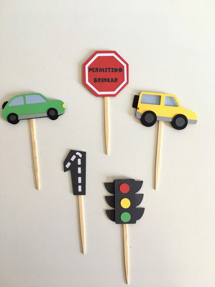 Kit Carros - Papelaria para Festa