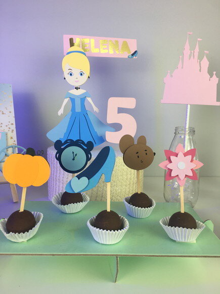 Kit Cinderela - Papelaria para Festa