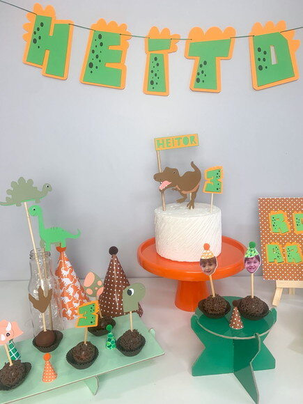 Kit Festa Dinossauros - Kit Papelaria