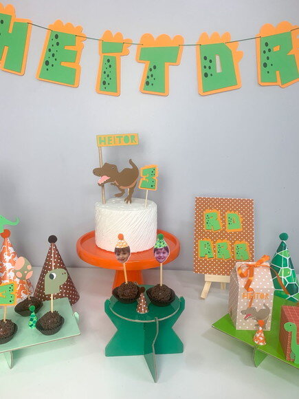 Kit Festa Dinossauros - Kit Papelaria