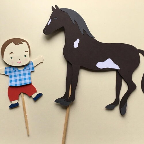 Kit Galinha e Cavalo - Papelaria para Festa