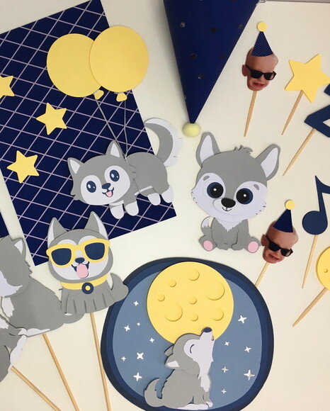 Kit Lobinho - Papelaria para Festa