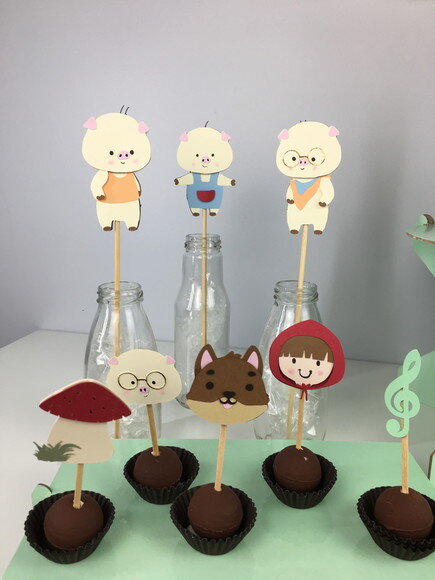 Kit Lobo Bom - Papelaria para Festa