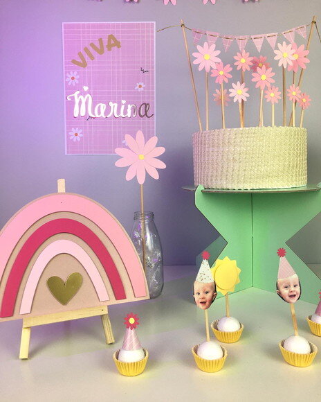 Kit Margarida - Papelaria Personalizada
