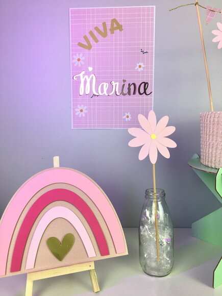 Kit Margarida - Papelaria Personalizada