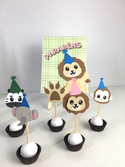 Kit Safari - Papelaria para Festa
