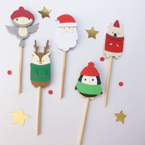 Topper Natal Kit 15 Unidades