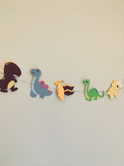 Varal Decorativo Dinossauro - Papelaria para Festa