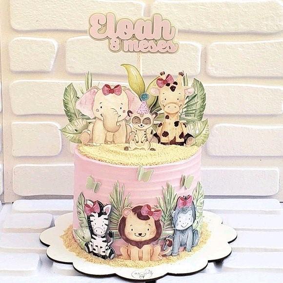 Topo de Bolo Safari 06 Studio/PDF/PNG