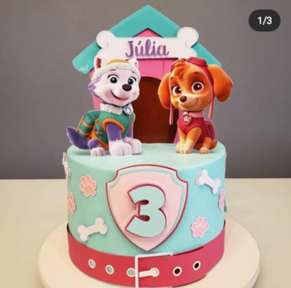 Topo de Bolo Skye e Everest 01 Studio/PDF/PNG