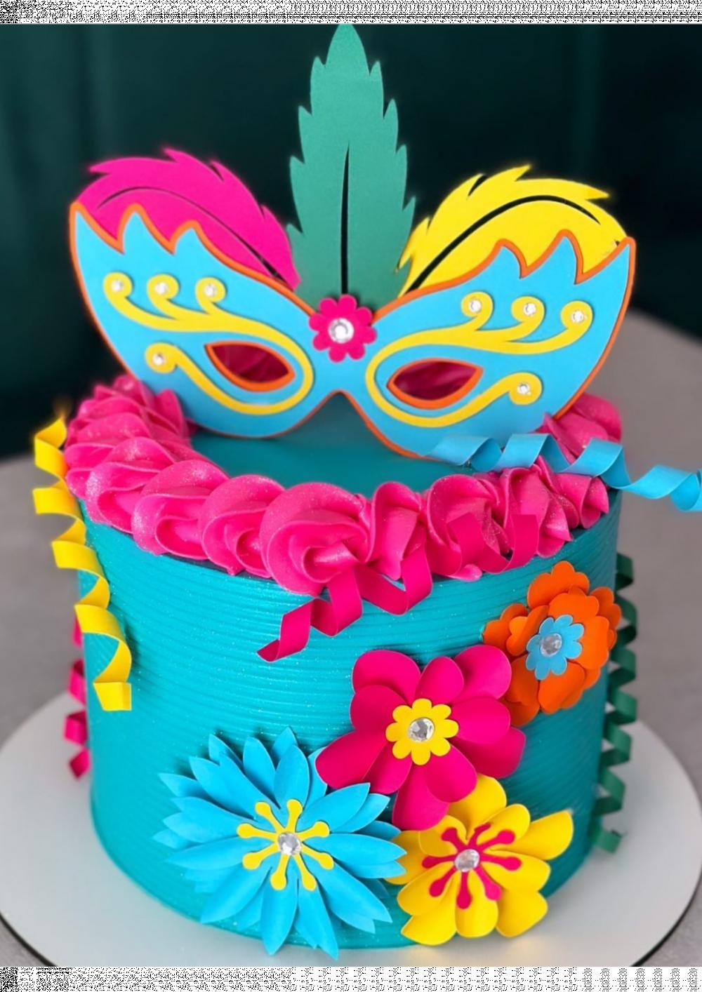 Topo de Bolo Carnaval 05 Studio/PDF/PNG