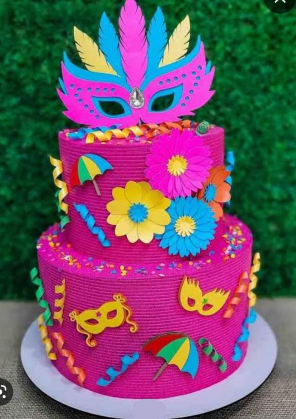 Topo de Bolo Carnaval 07 Studio/PDF/PNG