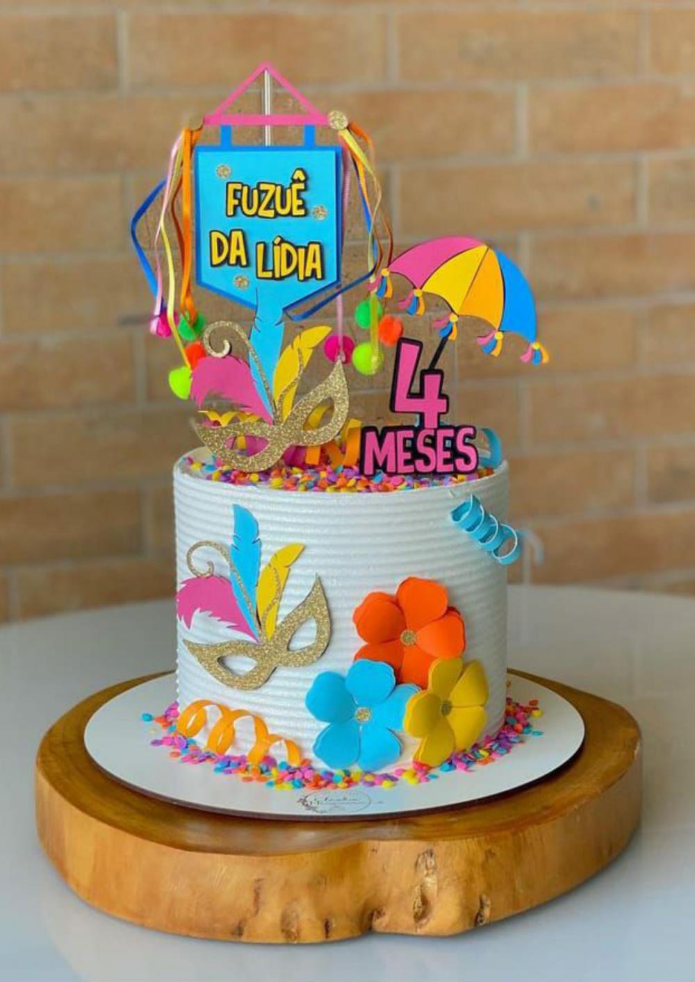 Topo de Bolo Carnaval 08 Studio/PDF/PNG