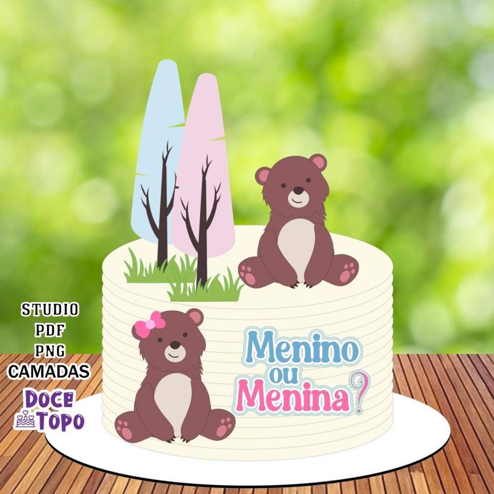 Topo de Bolo Chá Revelação 05 Studio/PDF