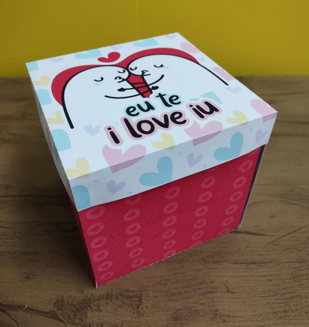 Arquivo Corte Caixa Bentô Cake Flork Namorados PDF/STUDIO