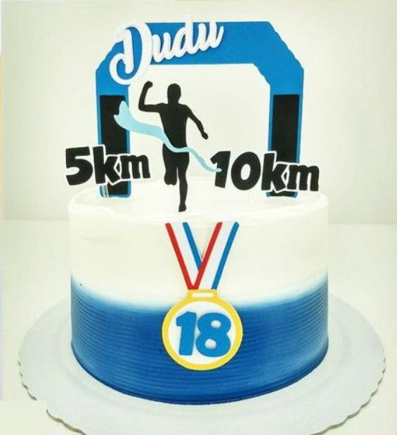 Topo de Bolo Corrida 02 Studio/PDF/PNG