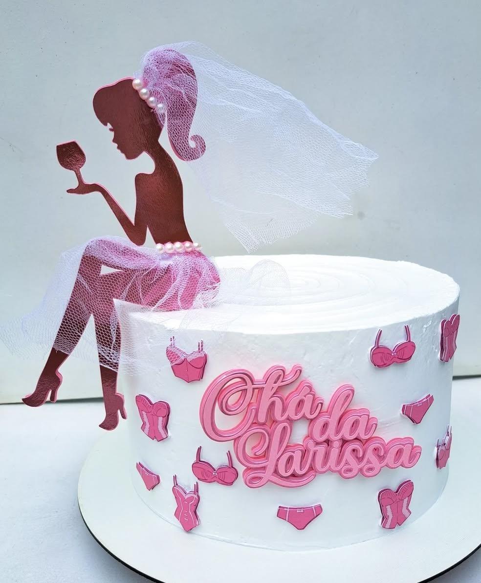 Topo de Bolo Chá de Lingerie 03 Studio/PDF/PNG