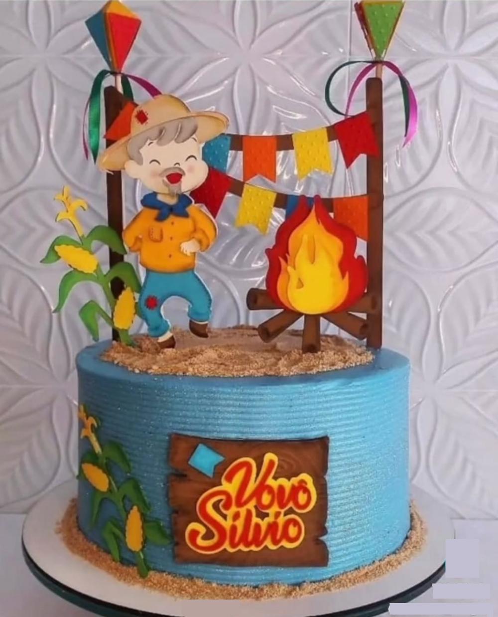 Topo de Bolo Festa Junina 04 Studio/PDF/PNG