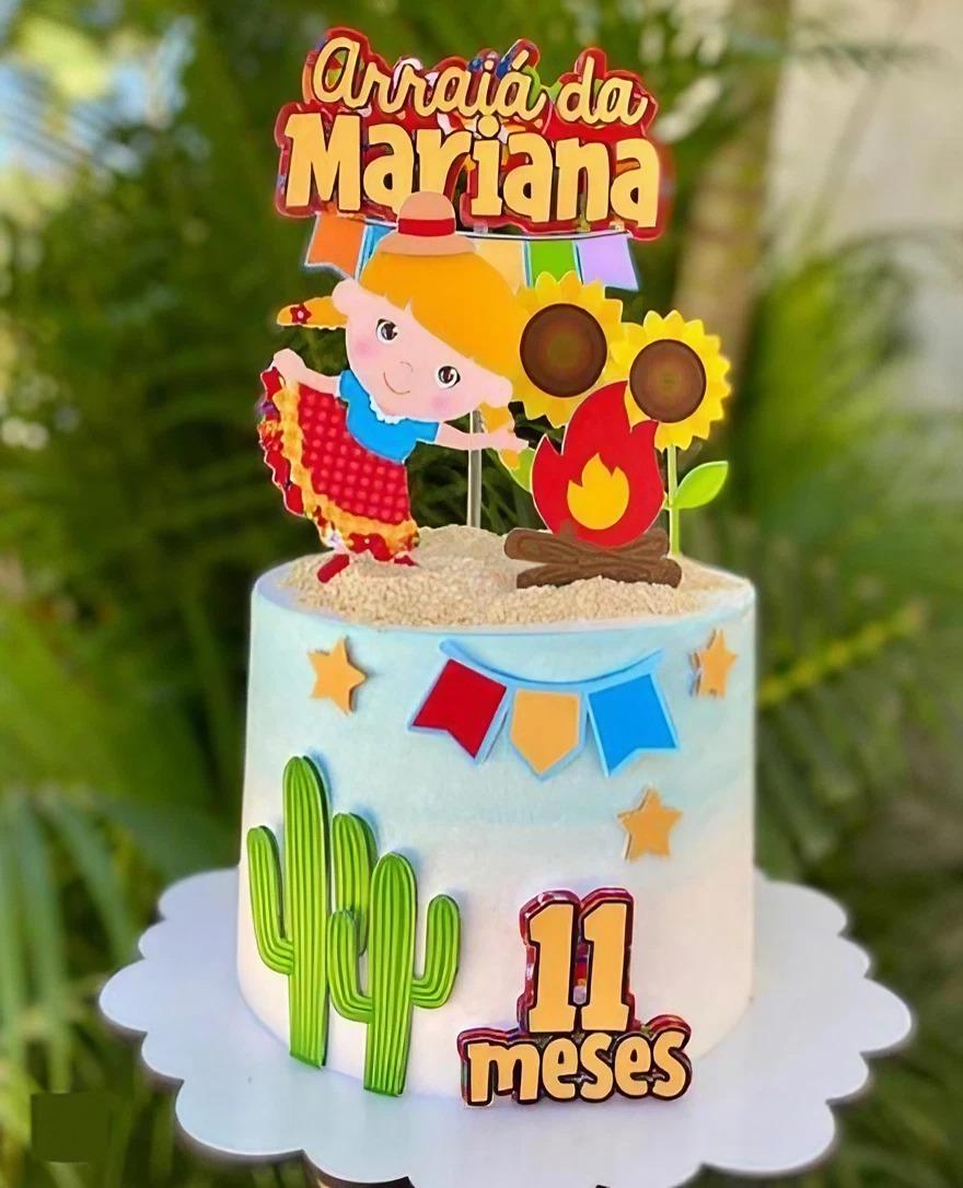 Topo de Bolo Festa Junina 14 Studio/PDF/PNG